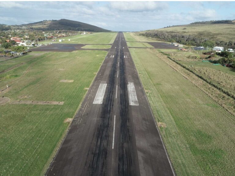 Conservación aeropuerto Mataveri de Rapa Nui